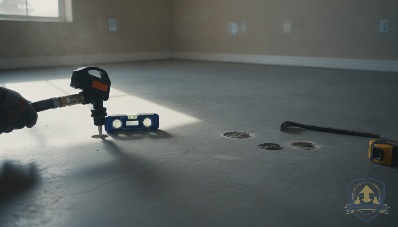 Slab Foundation Leveling