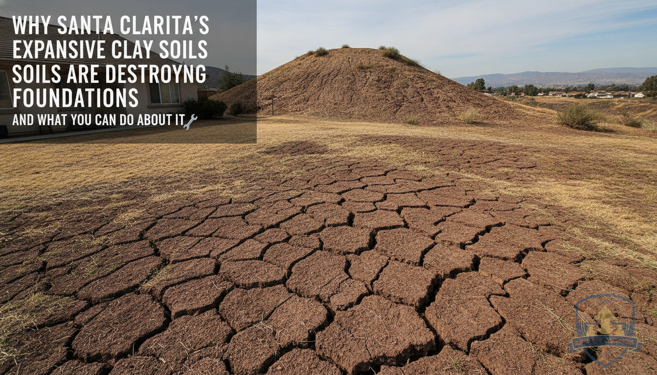 Why Santa Clarita's Expansive Clay Soils Are Destroying Foundations—And What You Can Do About It